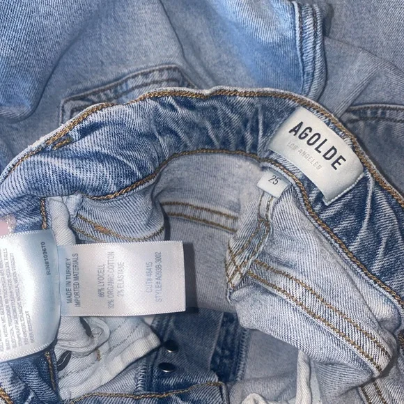 AGOLDE Nico High Rise Slim Jeans In Headlines - Picture 8 of 8